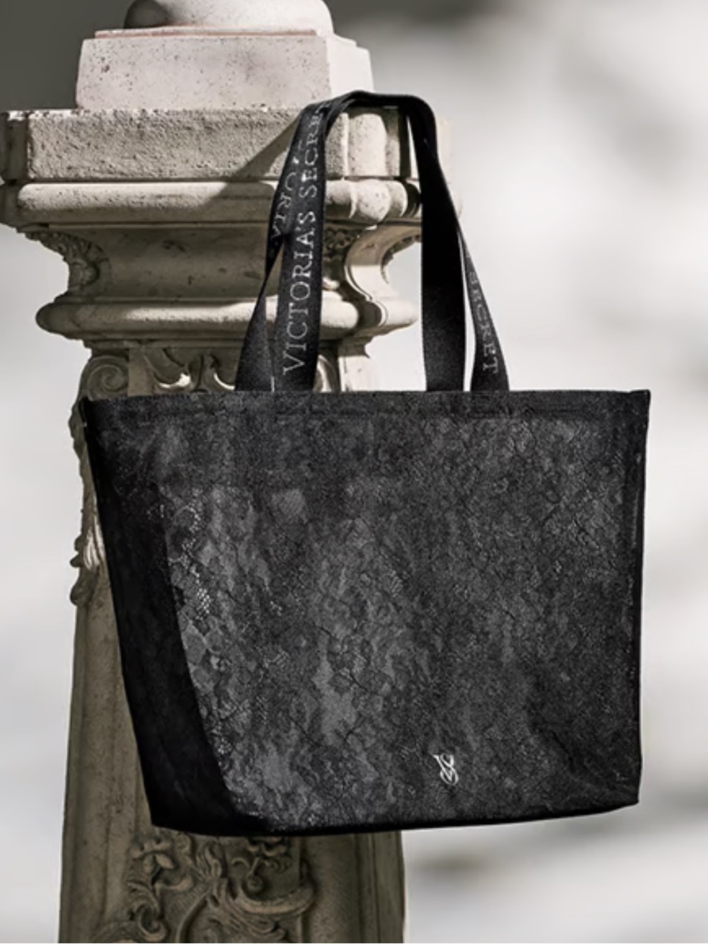 Victoria’s Secret lace tote bag